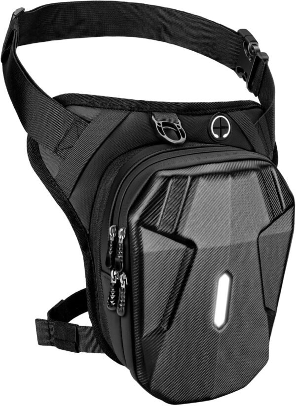 Motorcycle Thigh Bag with Removable Leg Strap – Multifunctional Riding Gear Bag